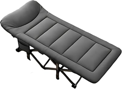 Opvouwbare Stretcher - Voor buiten, tuin, kamperen, terras & zwembad - Draagbaar - Veldbed - Comfortabel zonnebed loungestoel - Lichtgewicht aluminium frame