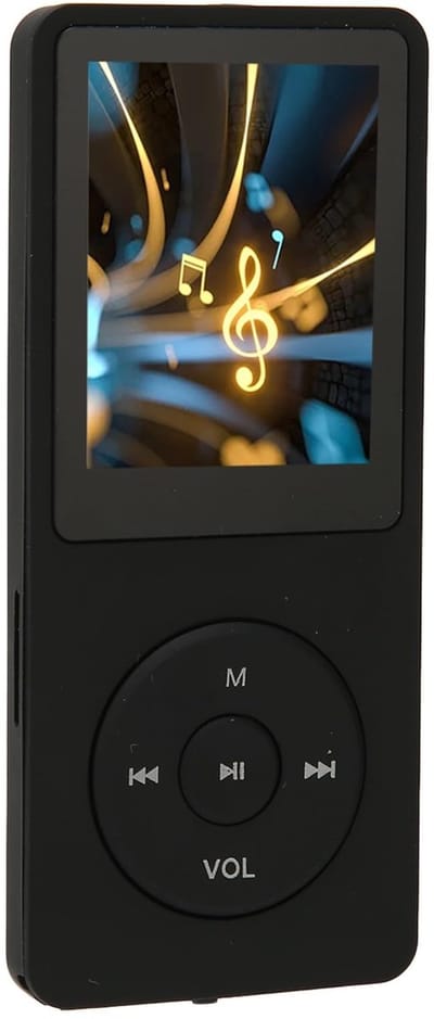 Allecto - Draagbare MP3 MP4-speler - 30 Uur Batterijduur - 8 GB Geheugen - Ideaal voor Sport - FM-radio - Stemrecorder - Compact en Lichtgewicht