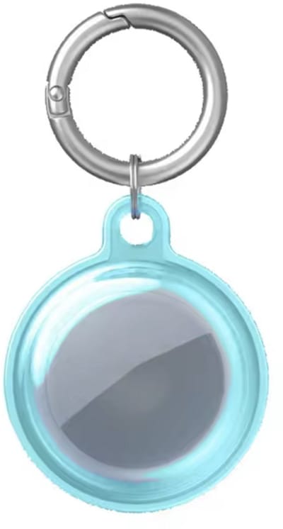 Sleutelhanger geschikt voor AirTag - AirTag sleutelhanger - Blauw - 1 stuks - Airtaghouder - CHPN
