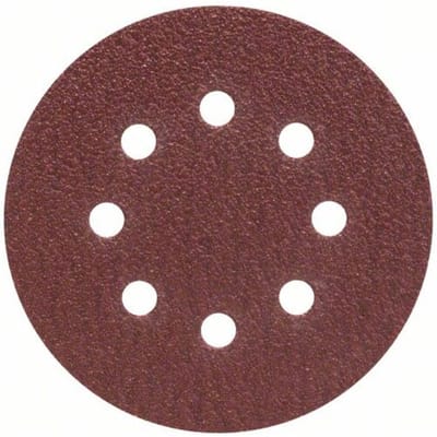 Bosch Accessories 2607019491 Excenterschuurpapier Met klittenband, Geperforeerd Korrelgrootte (num) 40 (Ø) 125 mm 25 stuk(s)