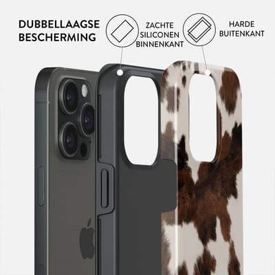 BURGA Telefoonhoesje voor iPhone 15 PRO - MagSafe-compatibel - Schokbestendige Hardcase Hoesje - Celestial