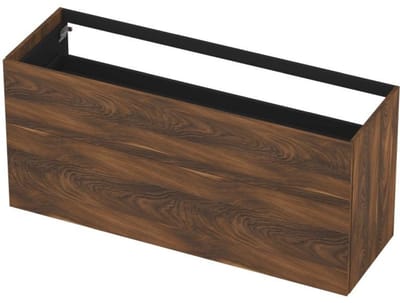 INK - Onderkast 2 Laden Push To Open 65cm Hout Decor - 1400x450x650 Mm - Noten