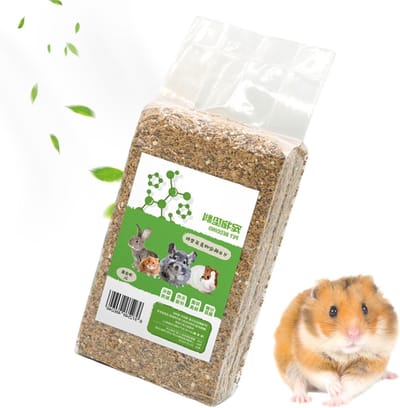 Badzand Hamster - Houtvezel Strooisel - Verbeteren Leefomgeving - Natuurlijke Geurbeheersing - 620 gram - Natuurlijk