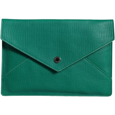 Envelop Tas Leer Groen