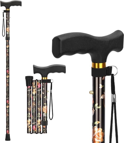 VLSelect® Wandelstok opvouwbaar - Loopstok - Hikingstok - Voor Ouderen