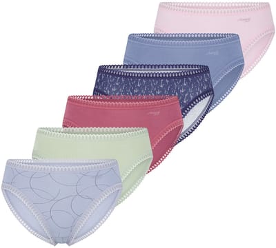 sloggi Dames slip / onderbroek 6 pack GO Crush