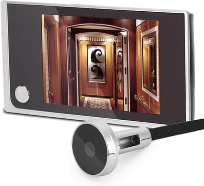 Draadloze Deurcamera met 3.5 inch LCD Scherm en 120° Hoek - 24 Uur Beveiliging voor Thuis, Eenvoudig te Installeren, HD Toezicht