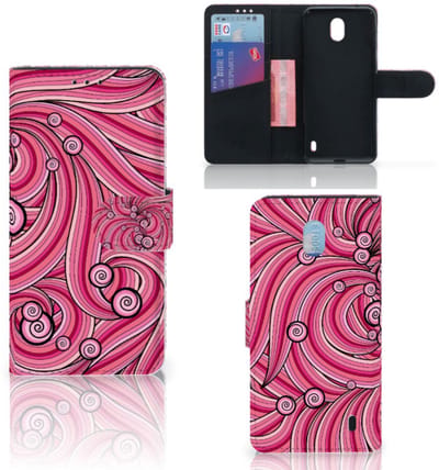 Nokia 1 Plus Hoesje Swirl Pink