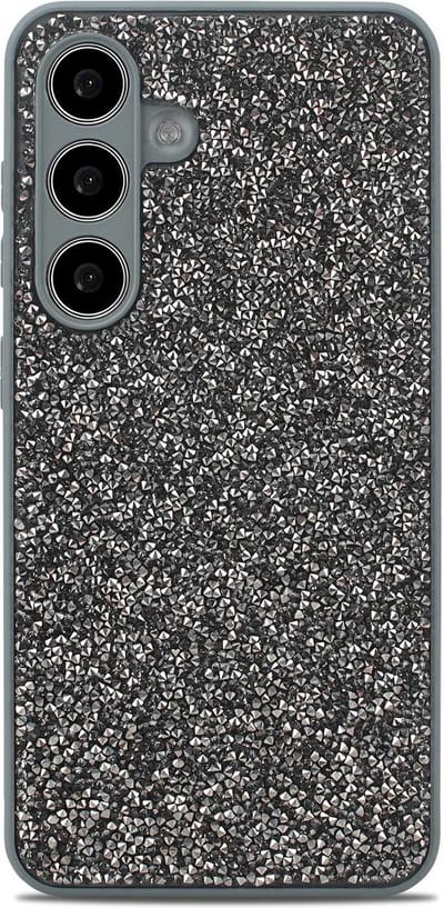 Casemania Hoesje Geschikt voor Samsung Galaxy A15 - Zilver - Diamant Glitter Back Cover