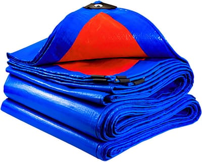 Waterdicht Afdekzeil - Beschermhoes Zeil - Buiten Beschermen - Versterkte Randen - 200 x 300 cm - Blauw