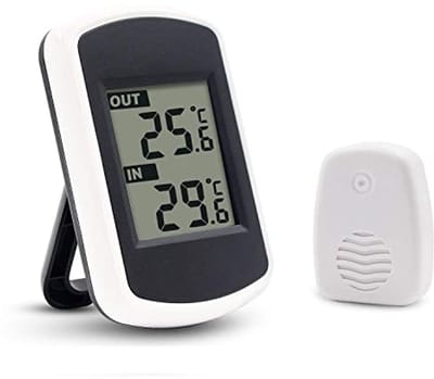Digitale Draadloze Thermometer voor Binnen en Buiten met LCD Scherm