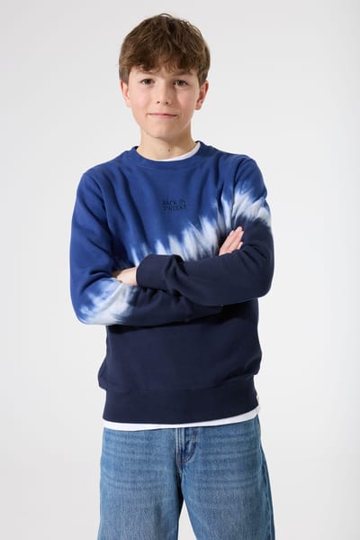 GARCIA Jongens Effen Sweater Blauw Lange mouw