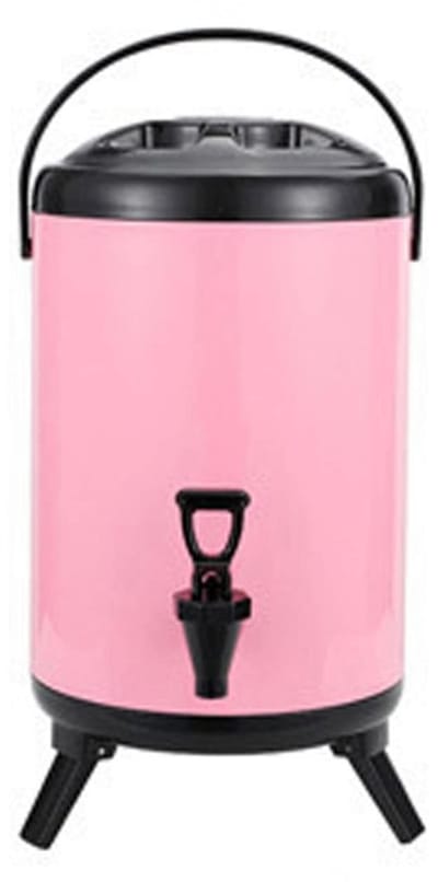 Dailygoods- Drankdispenser 8 Liter - Geïsoleerde Drankdispenser - Roestvrijstalen Drankdispenser met Kraan - Dubbele Isolatie - Voor Warme/Koude Dranken - Drankemmer