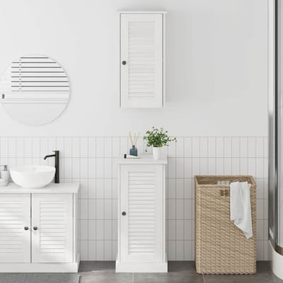 vidaXL - Badkamermeubel - Set - VIGO - 2 - st - Wit - en - Antiek - Wit - 37 - x - 34 - x - 150 - cm