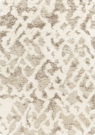 SURYA Paula vloerkleed modern hoogpolig shaggy beige