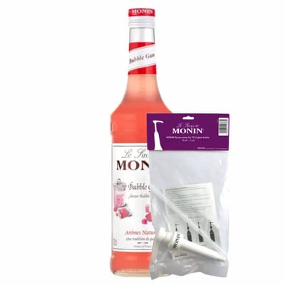 Monin Siroop Bubblegum (70 cl) + Pompje (10ml)