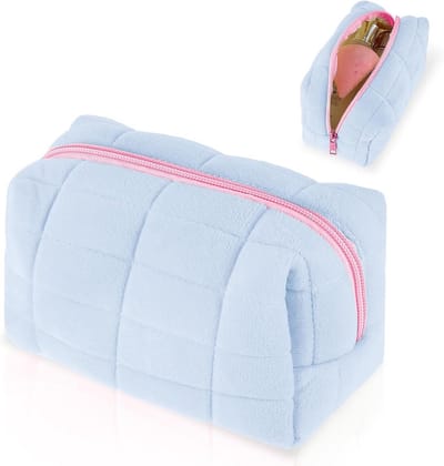 Solidchoice - Cosmetische Organizer Reizen Toilettas met Pluizige Afwerking