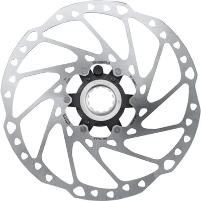Shimano Remschijf Steps Rt-em600 203 Mm Center-lock Rvs Zilver