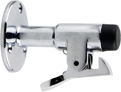 Buiten Deurstopper - Deurhouder Wind - Deuren Beveiligen - Roestbestendige Legering - 6.9 Centimeter - Wit