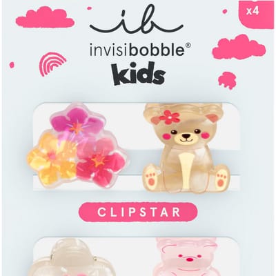 Invisibobble Clipstar Kids Bearly Bloomed 4st