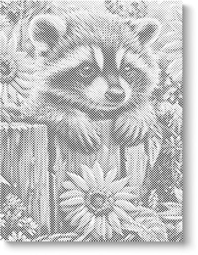Wasbeer | Dot painting | 30x40cm | Dot painting | Oh My Dotz | Dots stippen | Diamond painting & Schilderen op nummer alternatief | Happy hobby
