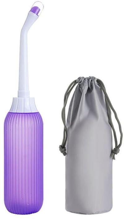 Peri Fles - Draagbare Bidet - Draagbare spoelbidet - Perineum - Zwanger - Postpartum Spoelfles - 500ML - Paars