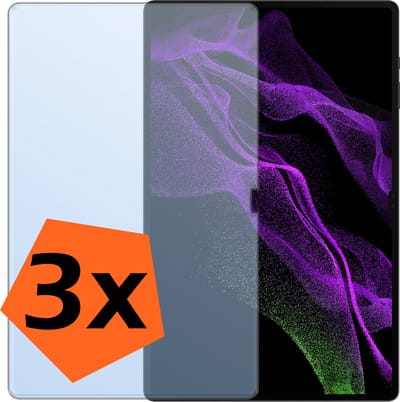 Screenprotector - 3 Stuks - Geschikt voor Samsung Galaxy Tab S10 Ultra - Extra Sterk - Gehard Glas - Beschermglas - Tempered Glass - Screen Protector