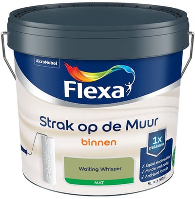 Flexa - Strak Op De Muur Binnen Mat - Wailing Whisper - Mengverf - 5 L