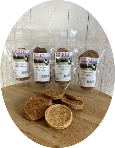 Nero Pure Vlees schijven 100% Eend 16 stuks