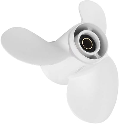 Dailygoods- Buitenboordmotor Propeller 8 Spline Tand - 3 Bladen - 9 1/4x12 - Geschikt voor Yamaha 9.9-15HP - Aluminiumlegering - Eenvoudig te installeren - Motorpropeller