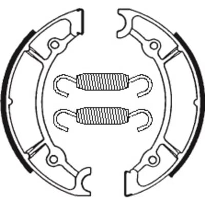 Motoschijfremvoering organisch Tecnium BA113 Yamaha