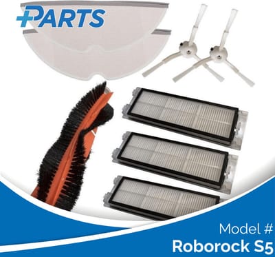 Roborock S5 Onderhoudsset (Plus.Parts® alternatief voor 8.02.0068)