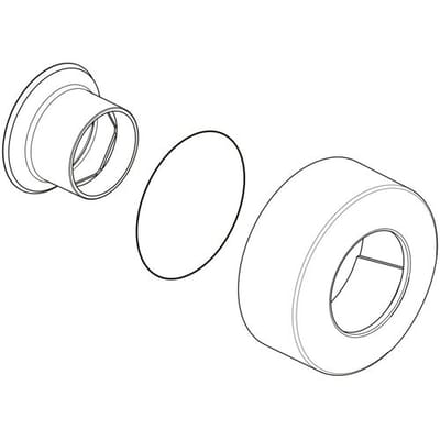 Ideal Standard schuifrozetten-set chroom , B961016AA