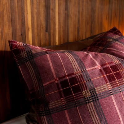 Kayori Betsu Dekbedovertrek Flanel - 240x200-220 +2 slopen - Superzacht & Isolerend - Lits-jumeaux - Rood