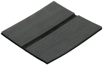 VETUS anti-slip Dekbekleding zwart Teak met Deknaden-look | NOSKIDSBL