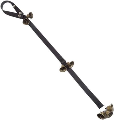 Huisdier Deurbel - Hond Klokken - Zindelijkheid Training - 7 Klokken Design - 100 cm - Zwart