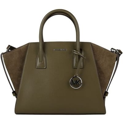 Michael Kors Groene Leren Handtas