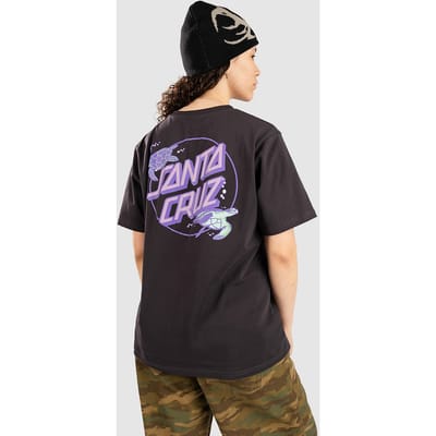 Santa Cruz Turtle Dot T-Shirt zwart