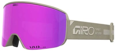 Giro Ella Rails Skibril Voor Dames Beige,Roze Vivid Pink/CAT2+Vivid Infrared/CAT1 Vrouw