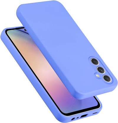 Cadorabo Hoesje geschikt voor Samsung Galaxy A54 5G in LIQUID LICHT PAARS - Beschermhoes gemaakt van flexibel TPU silicone Case Cover