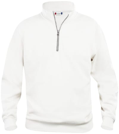 Clique Basic Half Zip 021033 - Wit - 4XL