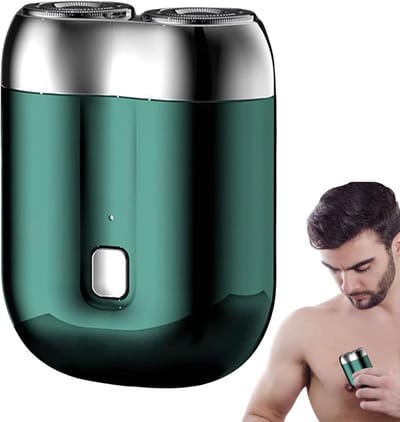 Mini scheerapparaat - Gezichtstrimmer - Reisverzorging - Waterdicht ontwerp - Compact formaat - Zwart
