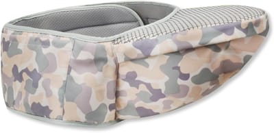 Baby Heupstoel - Draagzak - Comfortabel Dragen - Ademend Materiaal - 22 x 17 x 20 cm - Camouflage