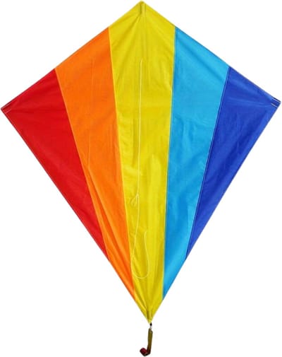 Bovista Vlieger Voor Strand - Kite Vliegers - Kindervlieger - Diamant - Verticale Strepen