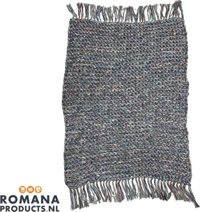 Romana Products Badmat - WC Mat - Badkamer Mat 75 x 50cm - Grijs - Zacht en Duurzaam