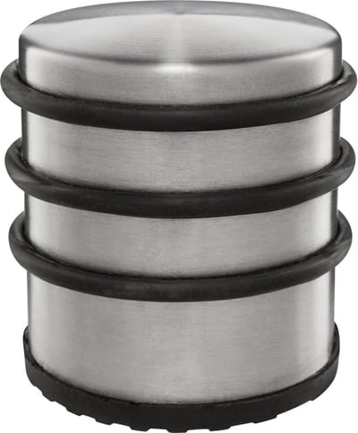 Protect-it Deurstopper/deurbuffer - 1x - D70 x H65mm - 1,15kg - RVS - premium - zonder montage
