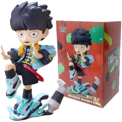 Anime Mob Psycho 100 Figurines Gk Reigen Arataka Édition Q Kawaii Figurine Jouet Modèle Poupée Ornements de Bureau Jouet de Collection