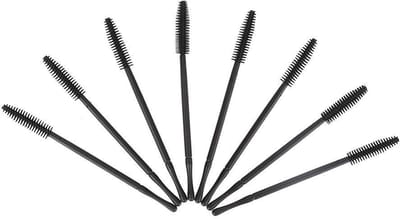 Allecto - Wegwerp Wimperborstels - Silicone Mascara Applicators - Ideaal voor Make-up - 50 Stuks - Perfect voor Wimperextensions - Handig voor Vi