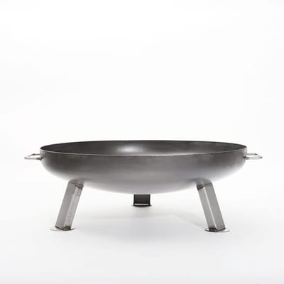 Roestvrijstalen Vuurschaal Ø 80 cm - Hittebestendige Vuurkorf voor Tuin en Terras