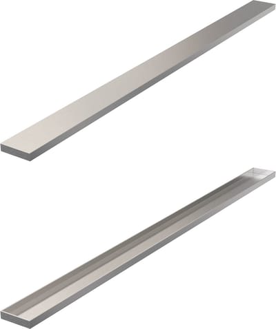 Brauer Los multifunctioneel rooster 7 x 100 RVS geborsteld